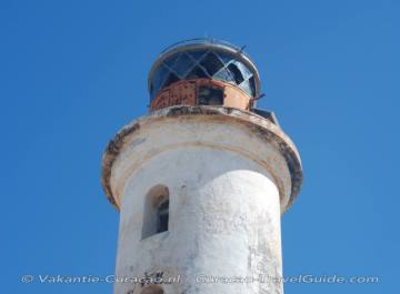 Lighthouse of Klein Curacao close view