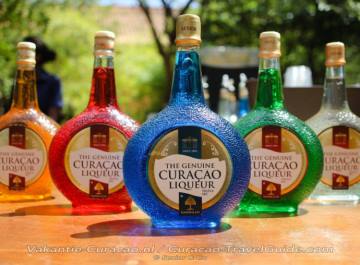 various liqueurs of Curacao