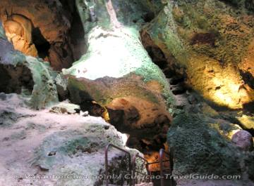 Cave with stairs